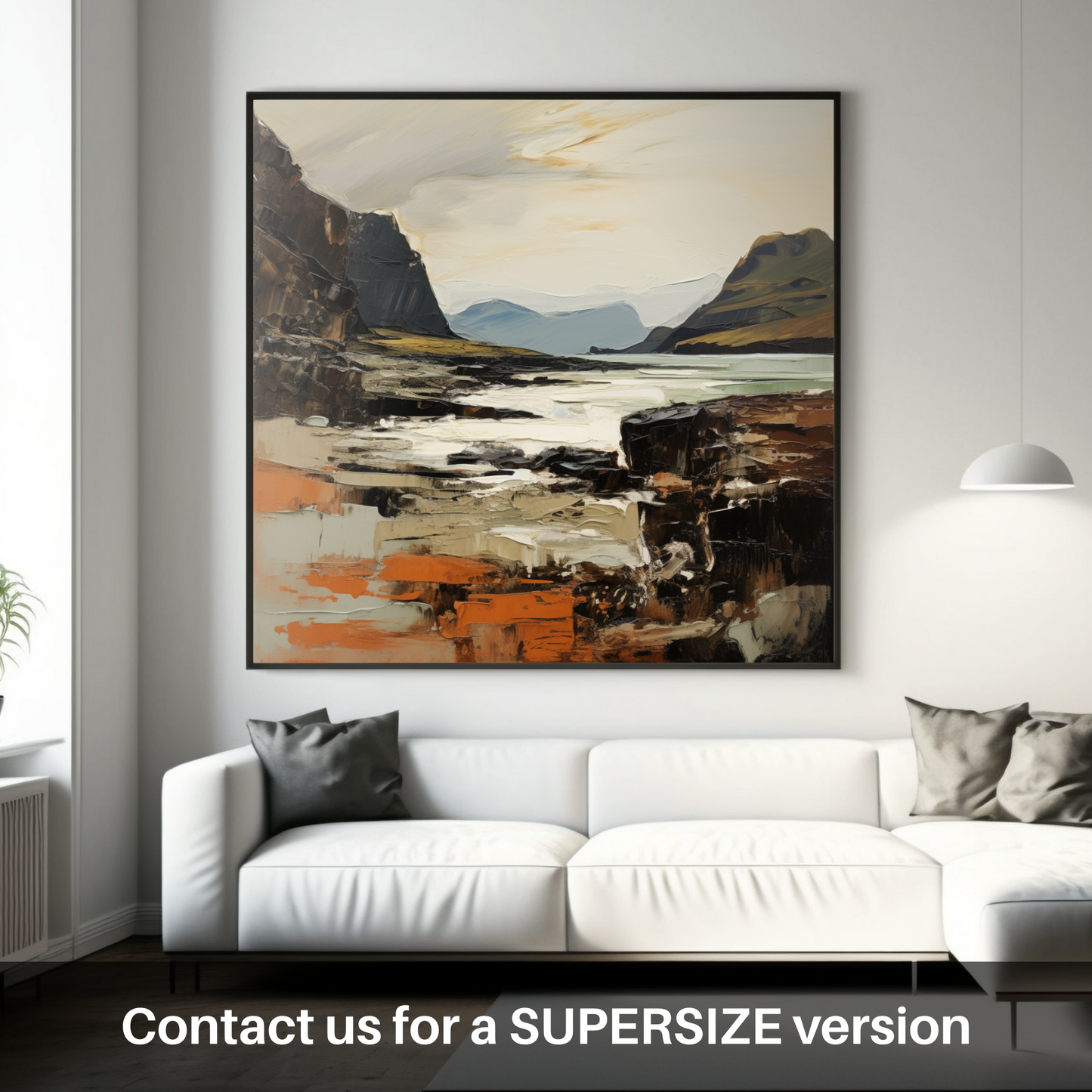 Huge supersize print of Coral Beach, Claigan, Isle of Skye