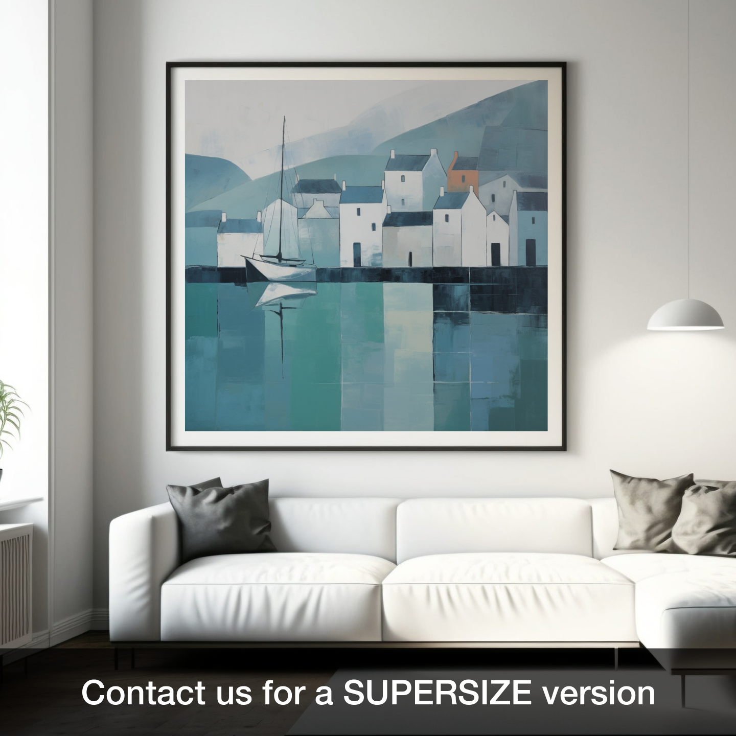 Serenity at Portree Harbour: A Minimalist Tribute