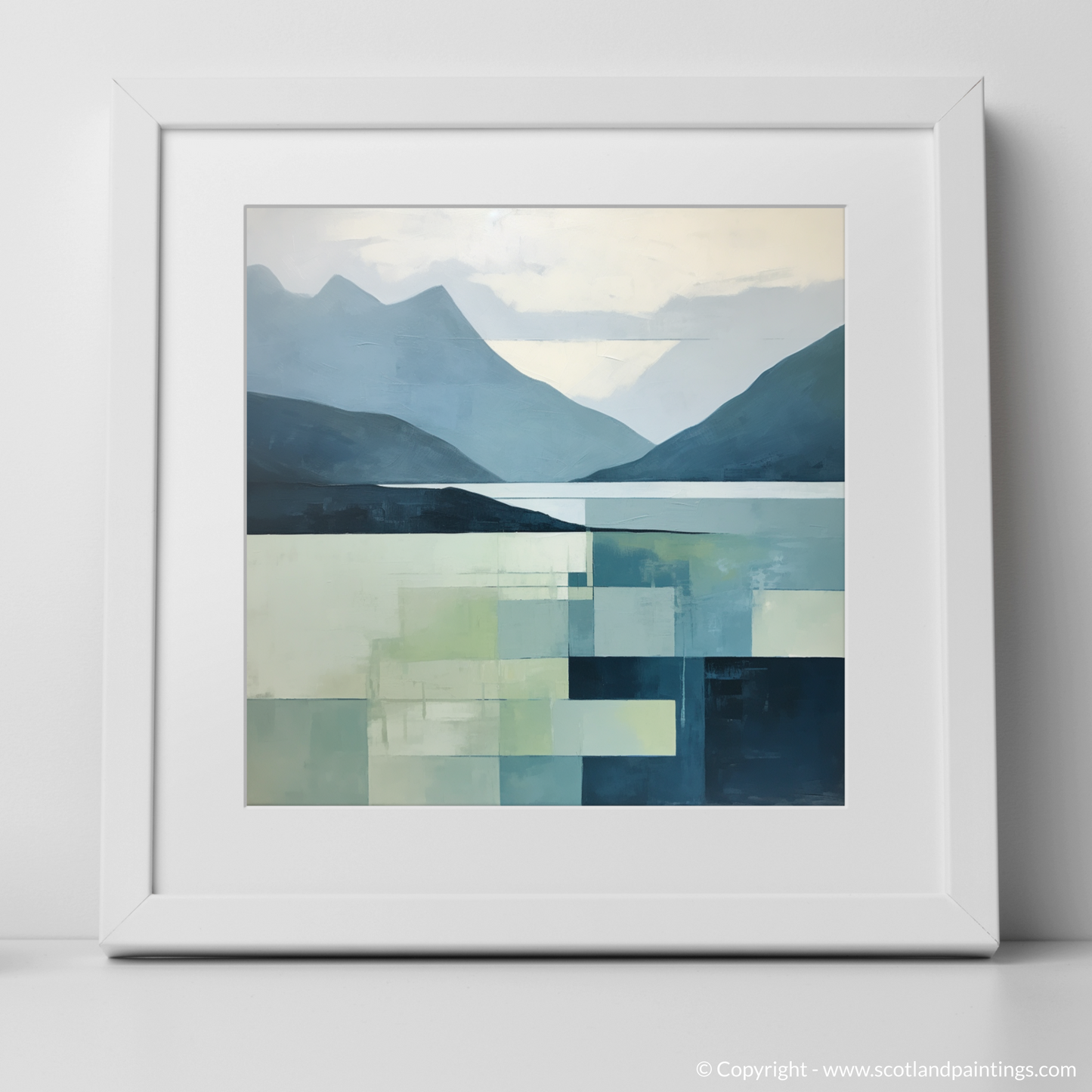 Loch Maree Reimagined: A Modern Minimalist Vision