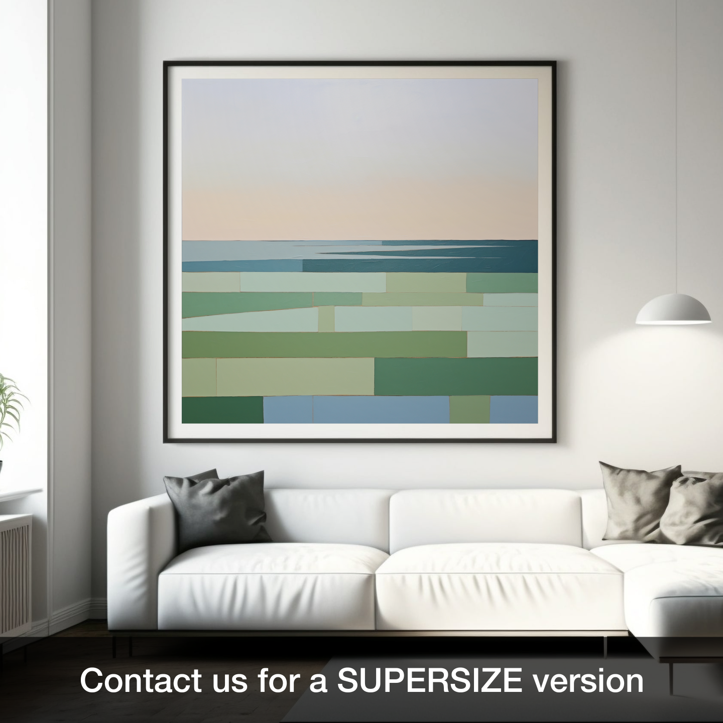 Gullane Beach at Golden Hour: A Serene Minimalist Ode