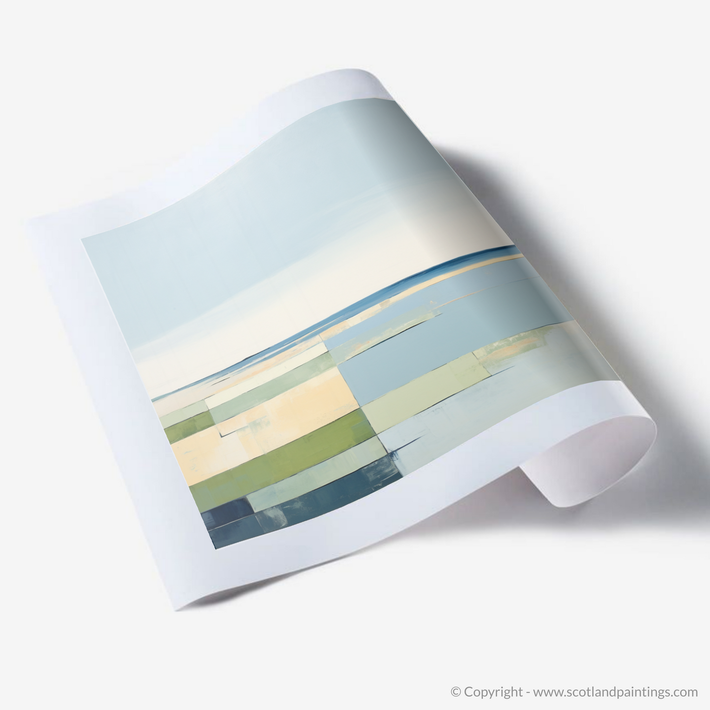 Golden Hour Serenity at Gullane Beach: A Minimalist Tribute