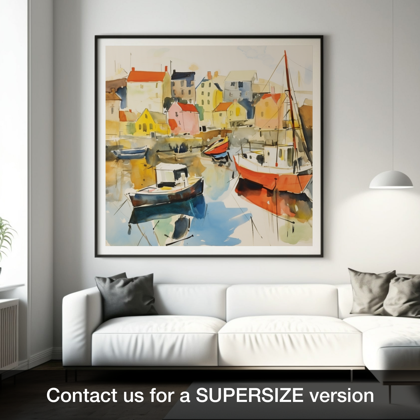 Abstract Whimsy of Findochty Harbour