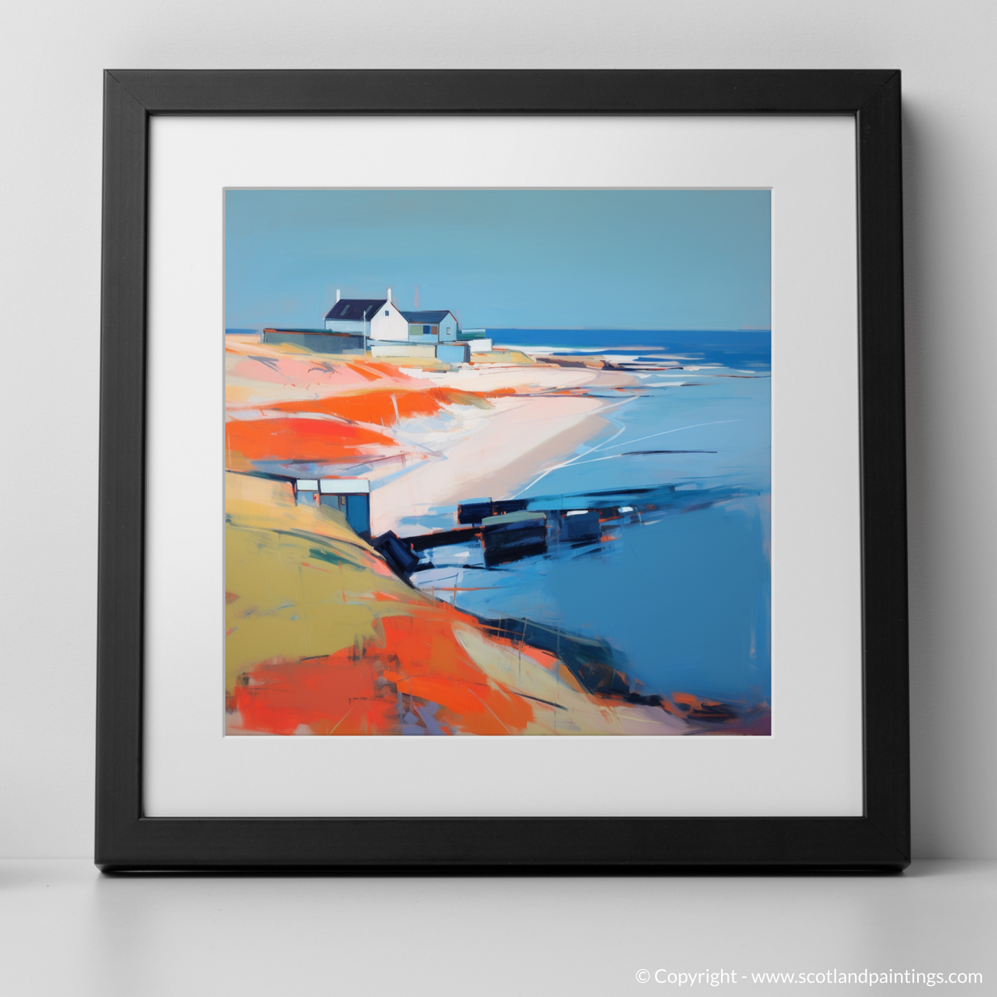 Cullen Coastline Essence: A Contemporary Scottish Village Tribute