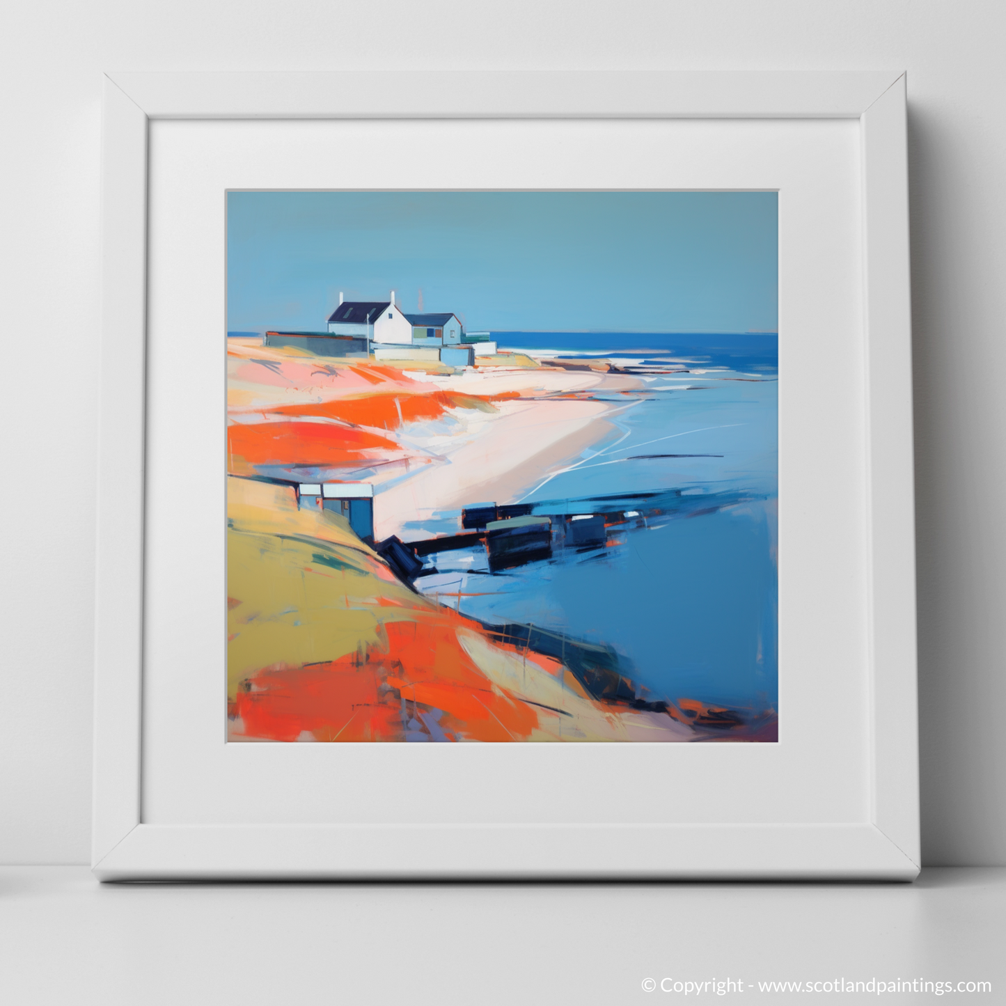 Cullen Coastline Essence: A Contemporary Scottish Village Tribute