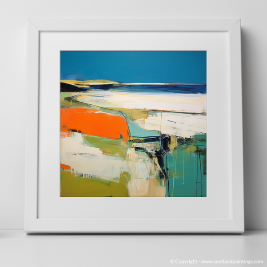 Abstract Impressionism of Scotland's Coastal Majesty