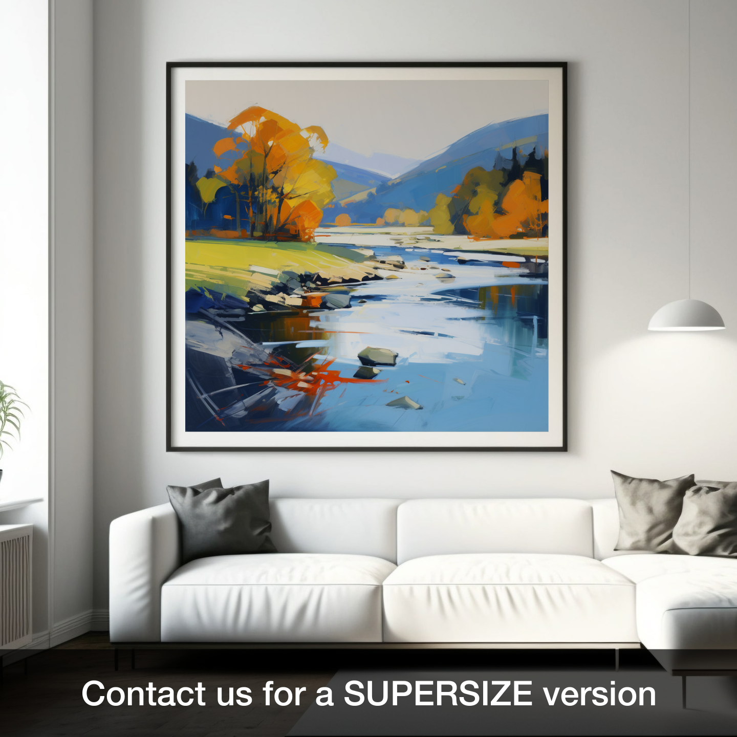 River Tummel's Fiery Rhapsody: A Vivid Dance of Scottish Splendour