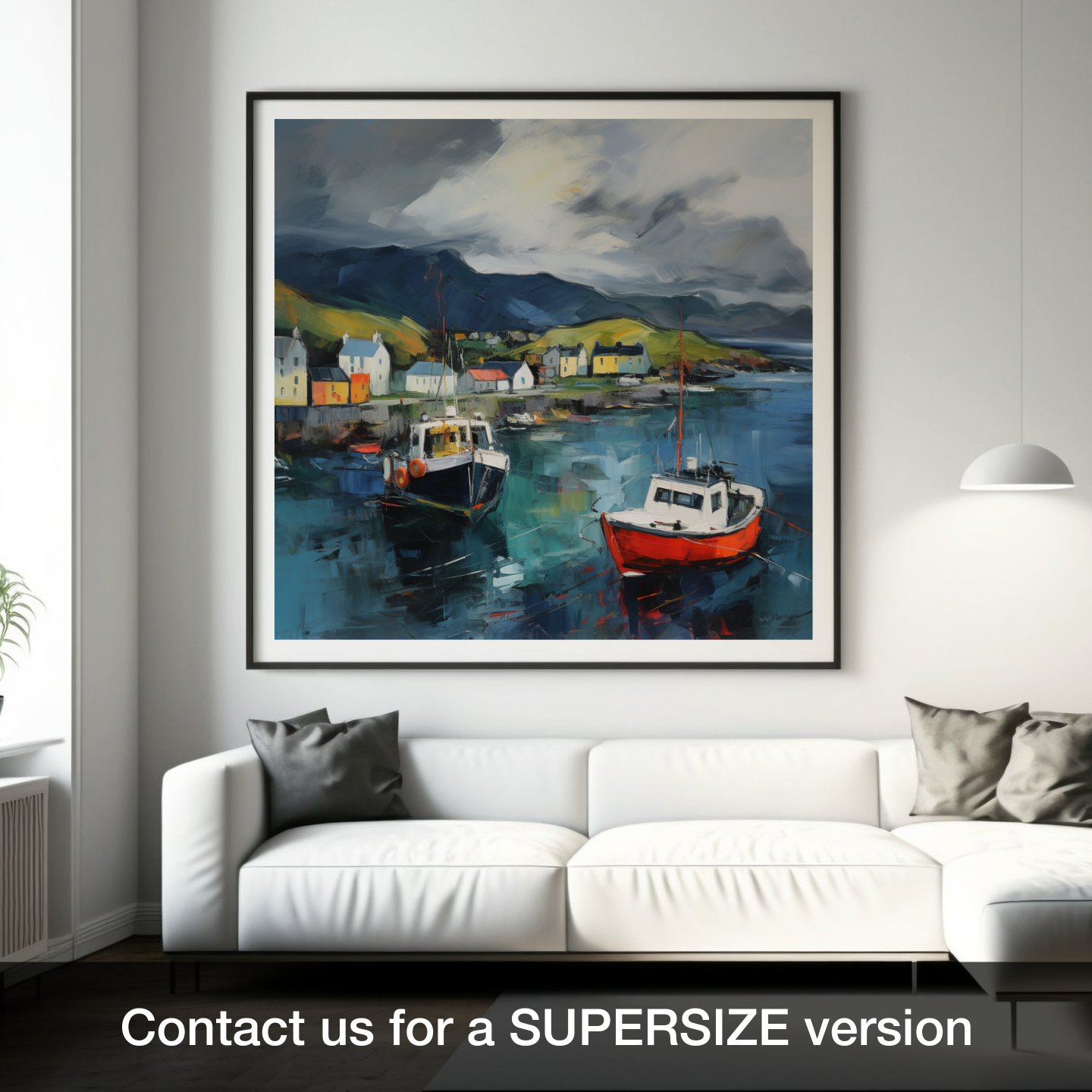 Storm over Mallaig Harbour