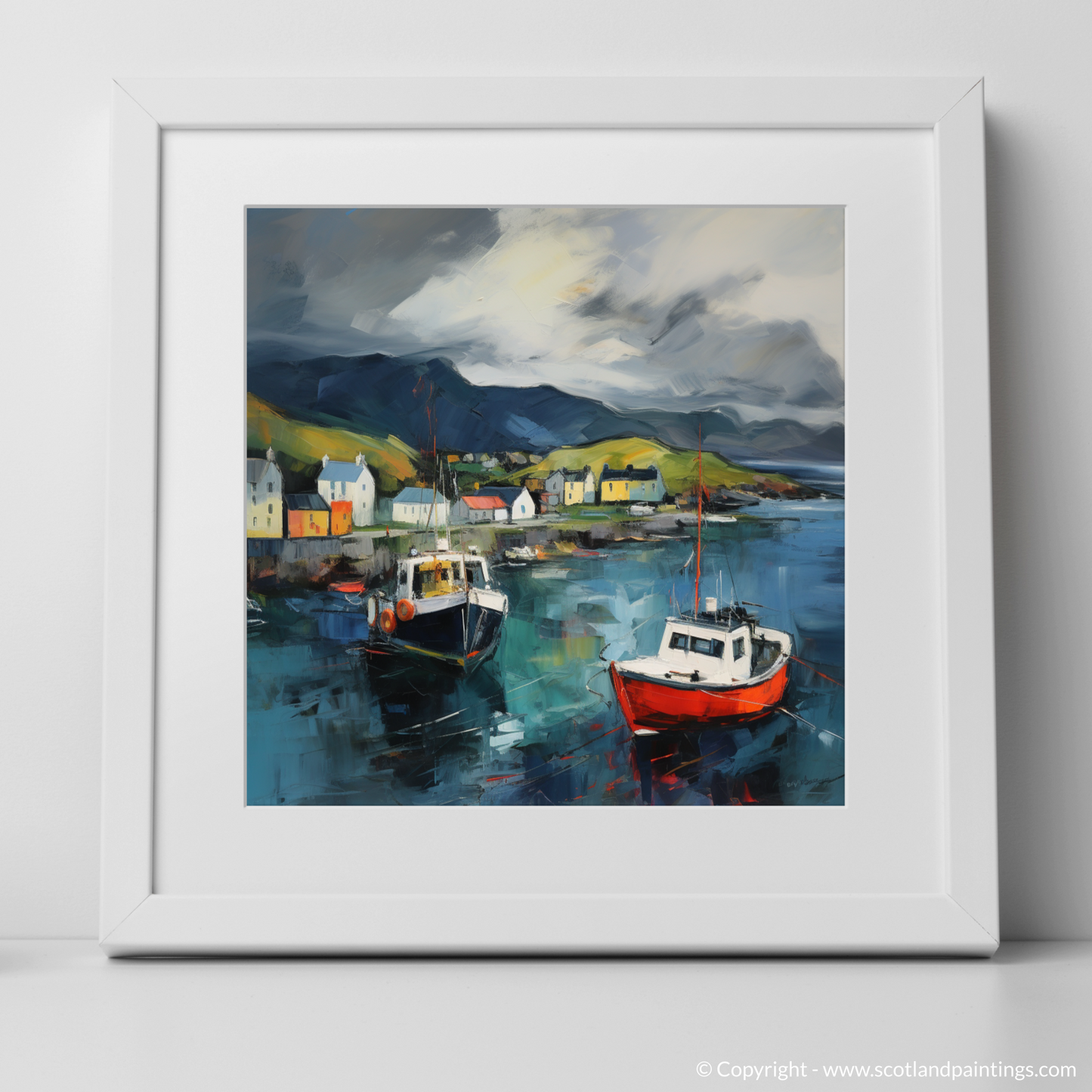 Storm over Mallaig Harbour