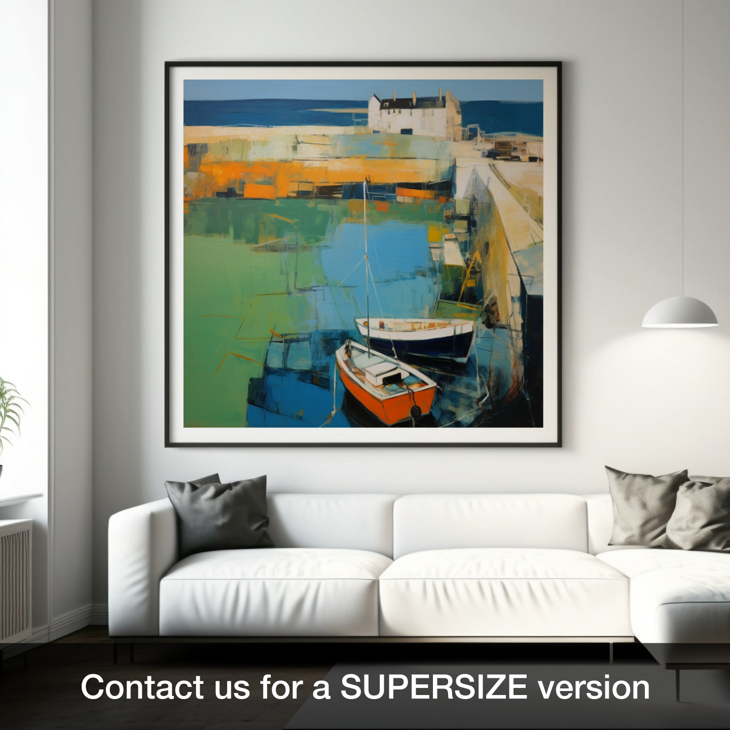 Harbour Hues of St Monans - An Abstract Impressionist Journey