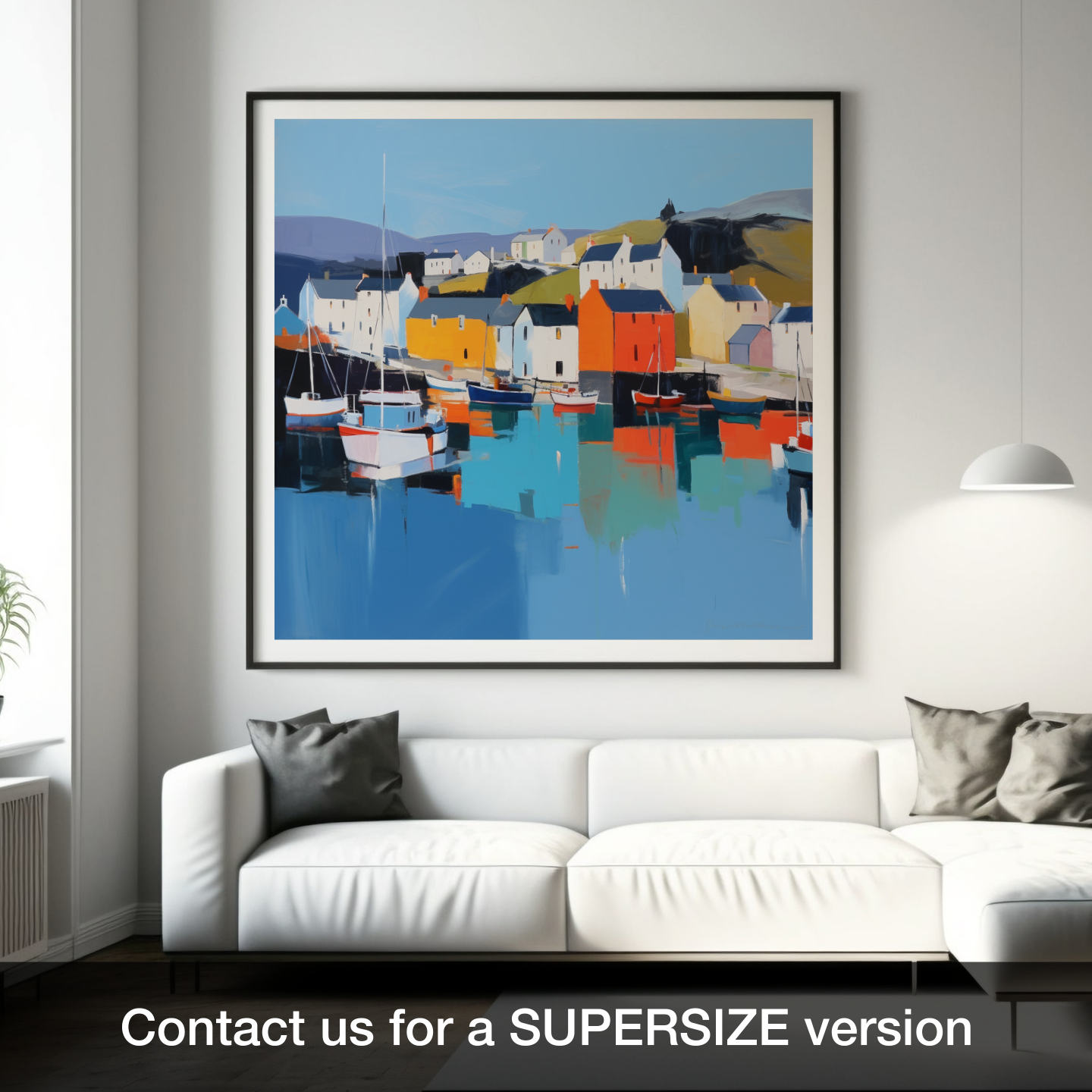 Portree Harbour Serenity: A Contemporary Ode to Scotland's Coastal Charm