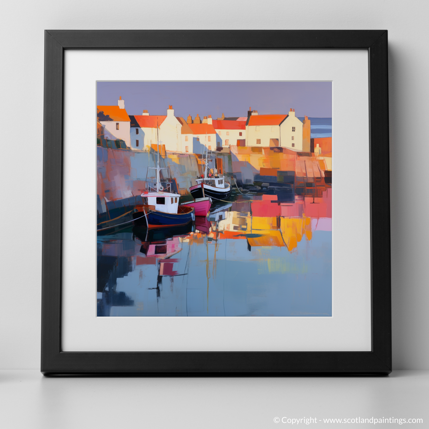 Pittenweem Harbour at Dusk: A Contemporary Ode to Scottish Seaside Tranquility