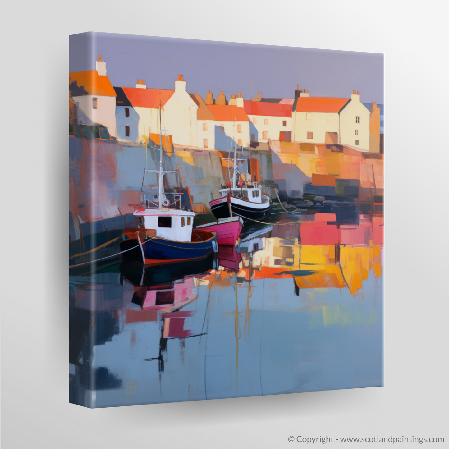 Pittenweem Harbour at Dusk: A Contemporary Ode to Scottish Seaside Tranquility