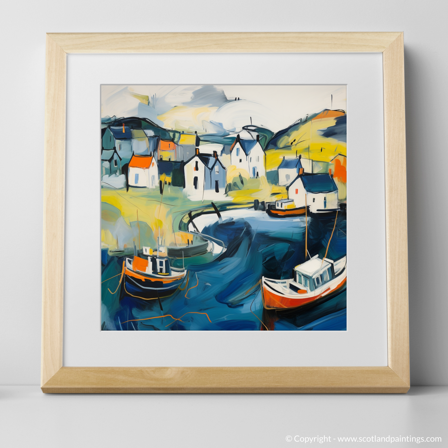 Harbour Hues: An Abstract Ode to Port Ellen