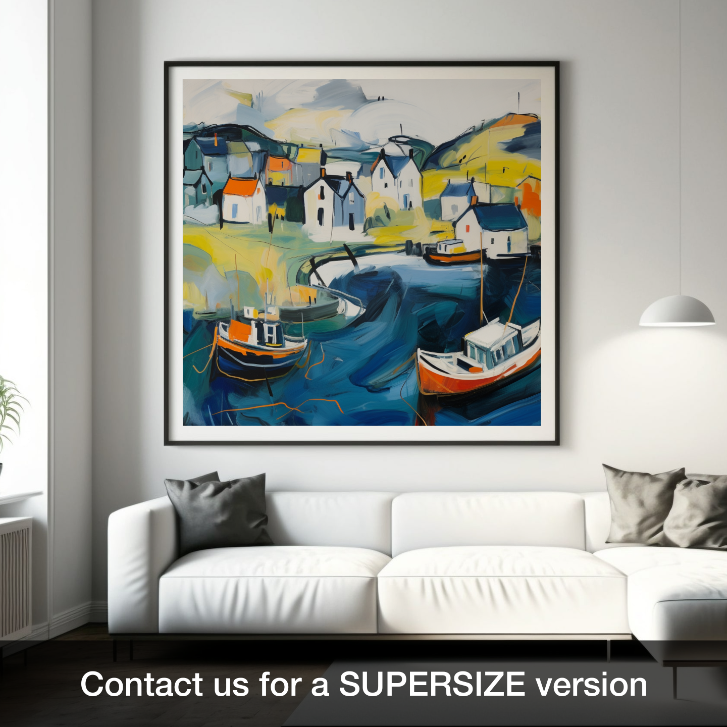 Harbour Hues: An Abstract Ode to Port Ellen