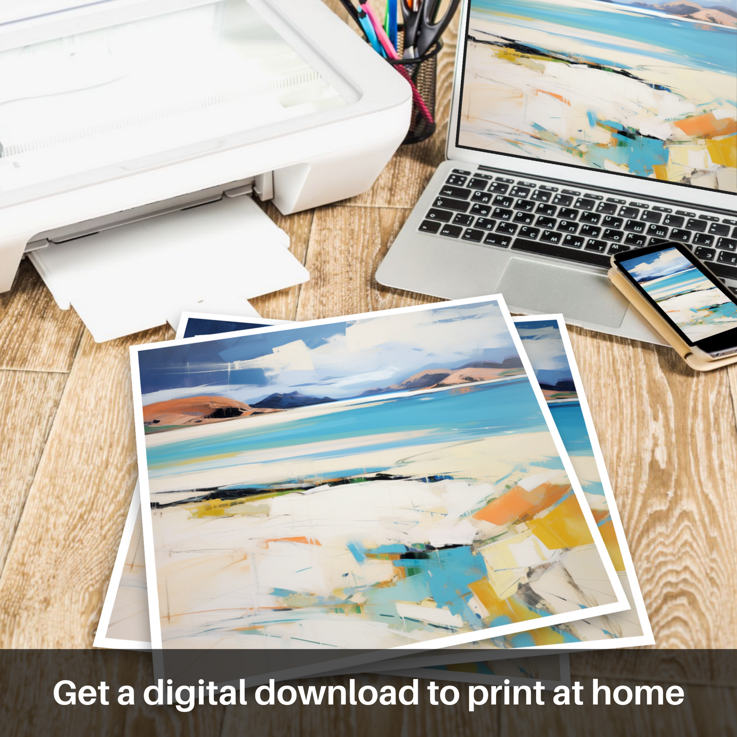 Mellon Udrigle Rhapsody: An Abstract Impression of Wester Ross Coast