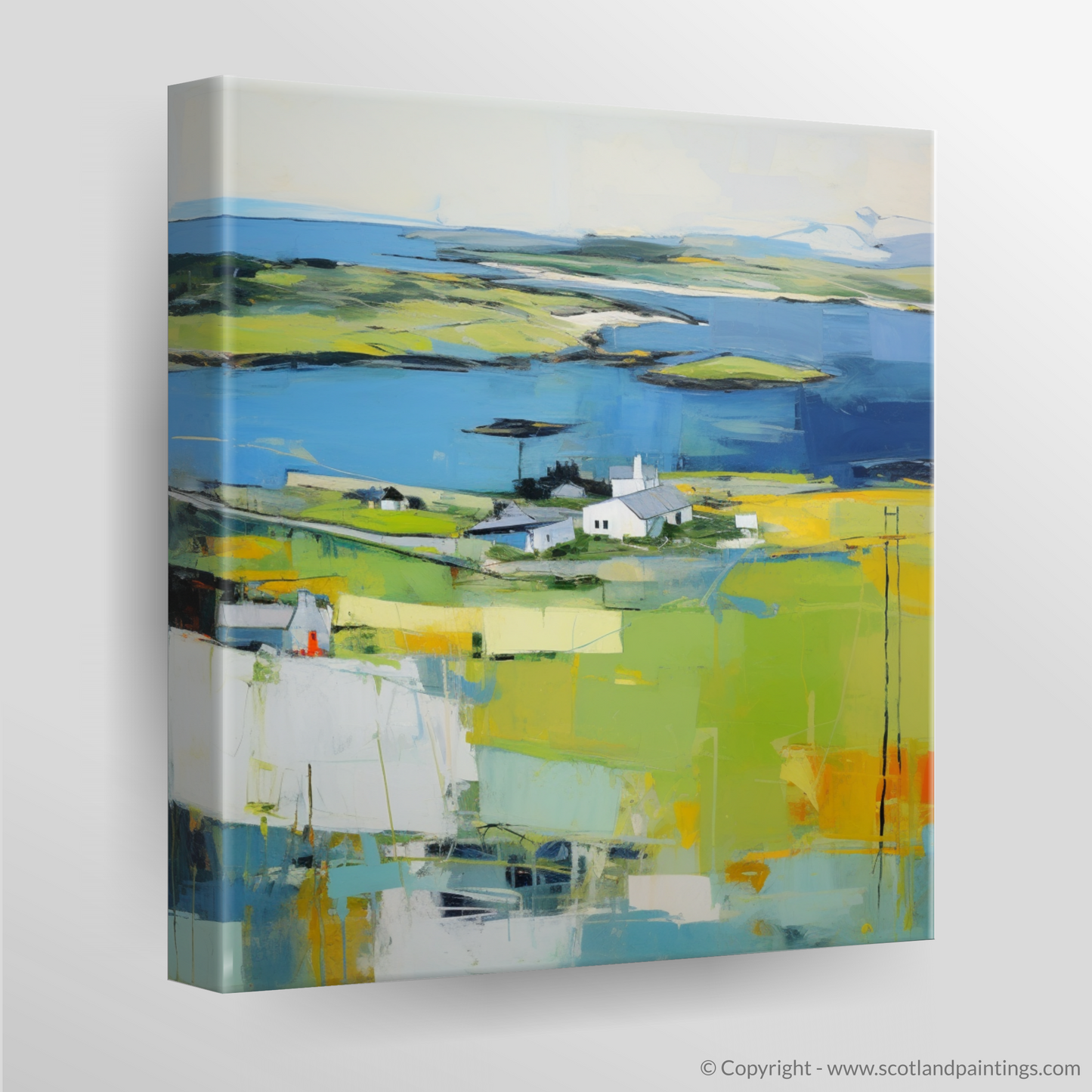 Isle of Lismore Essence: An Abstract Impressionist Homage
