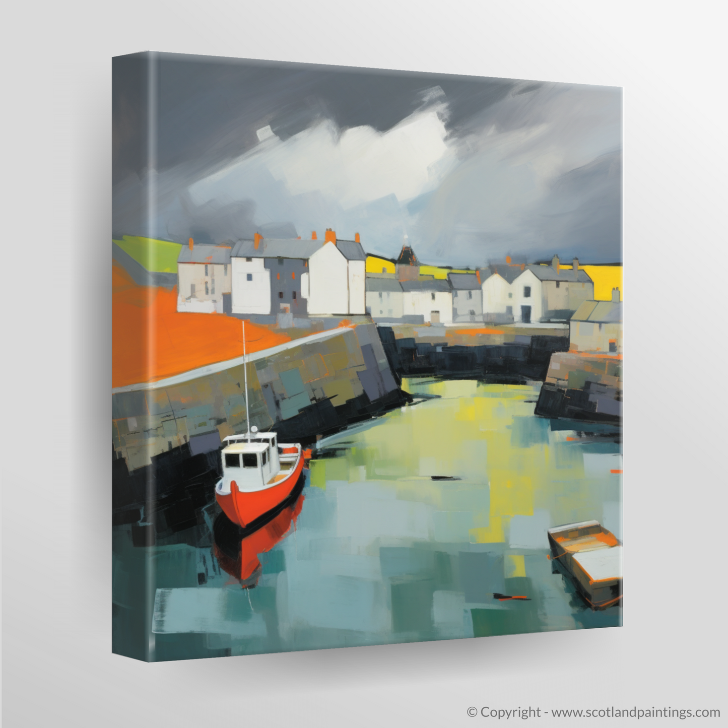 Stormy Symphony at Portsoy Harbour