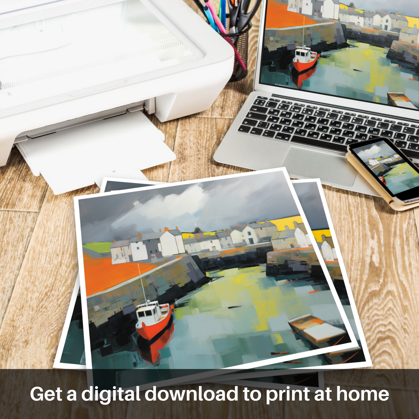 Stormy Symphony at Portsoy Harbour