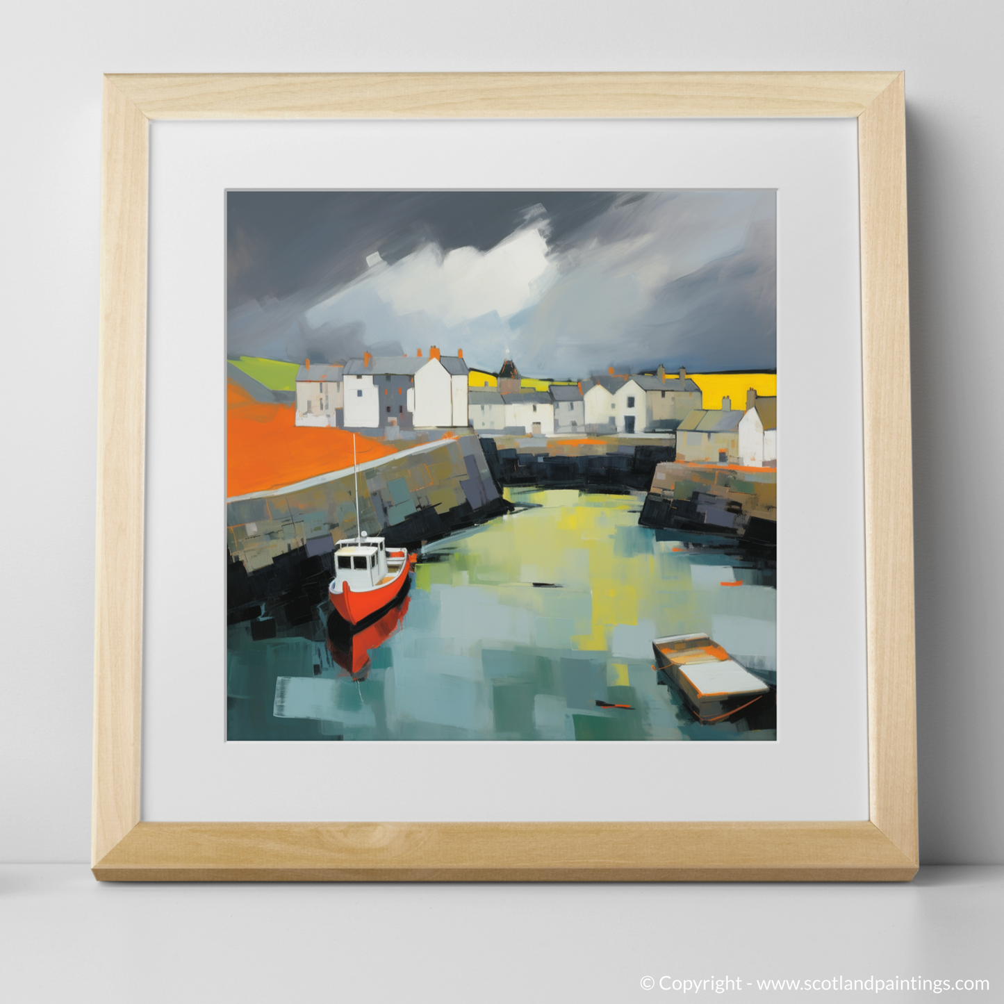 Stormy Symphony at Portsoy Harbour