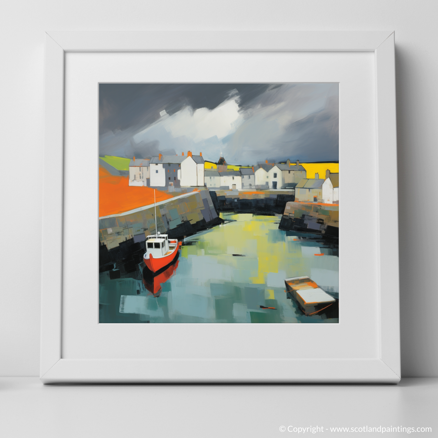 Stormy Symphony at Portsoy Harbour