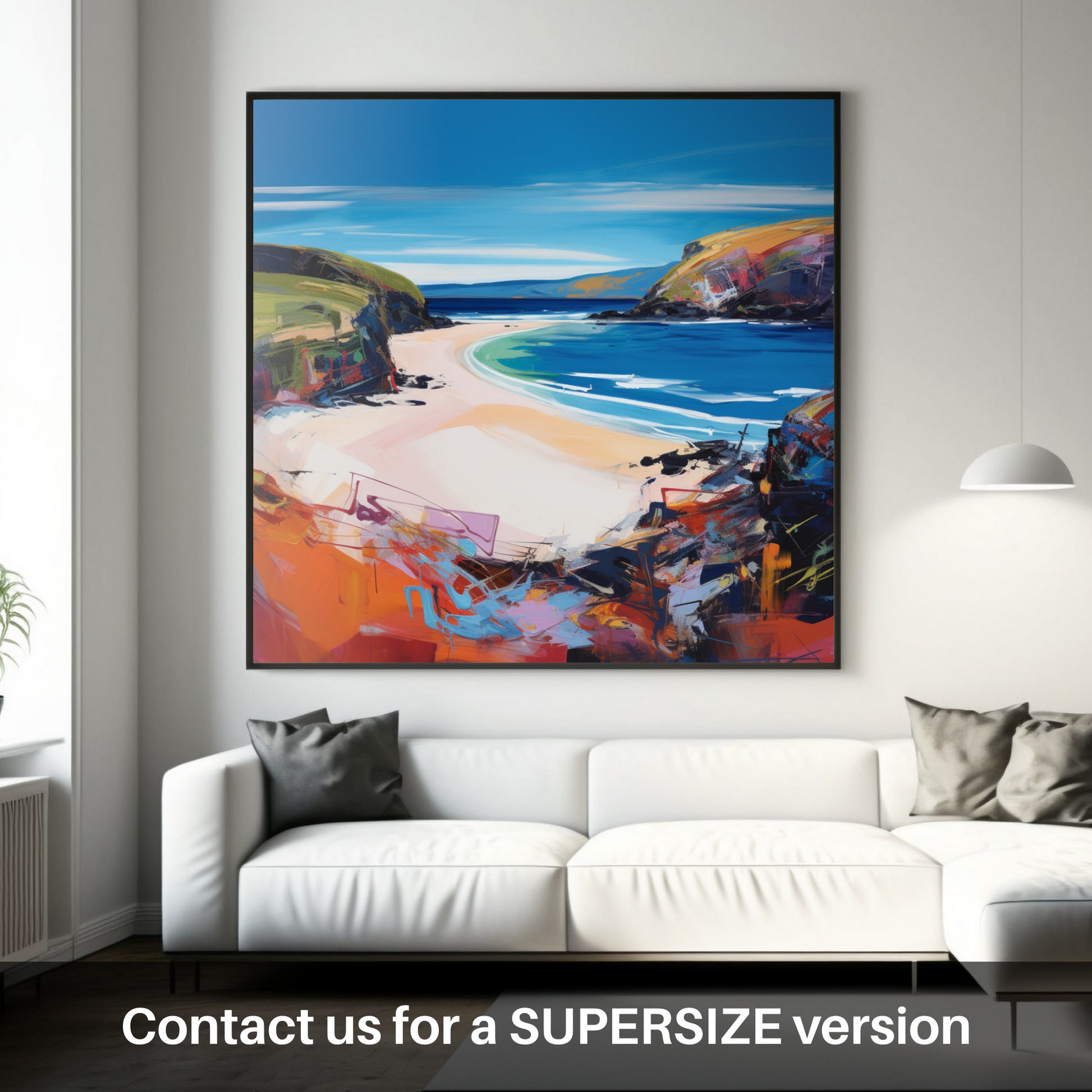 Huge supersize print of Sandwood Bay, Sutherland