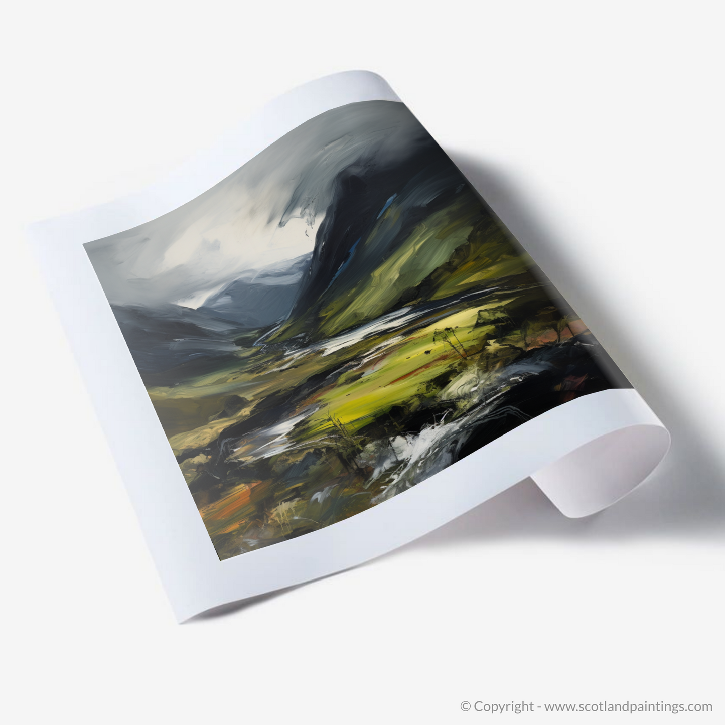 Art Print of Glen Strathfarrar, Highlands